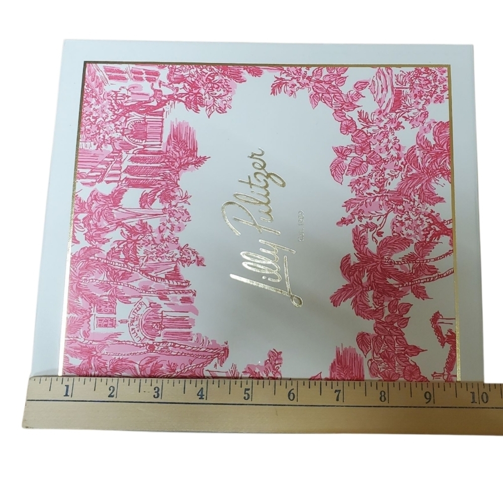 Lilly Pulitzer White Box with Pink Accents - Picture 7 of 8